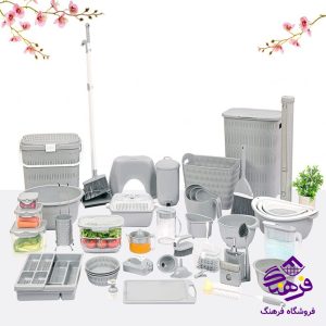 جهیزیه لیمون 58 پارچه نقره ای