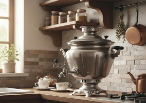 رسوبات آب در سماور