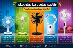 مقایسه بهترین مدل های پنکه